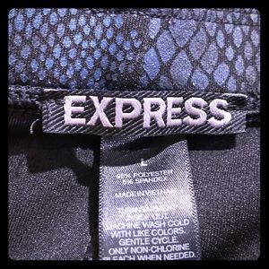 EXPRESS  super thick leggings snake print